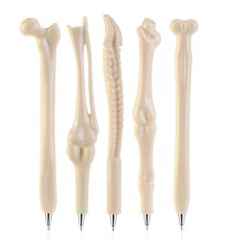 Novelty Promotion Custom Logo Pen Bone Medical Bone Shape Pen Blank Plastic Ballpoint Pen